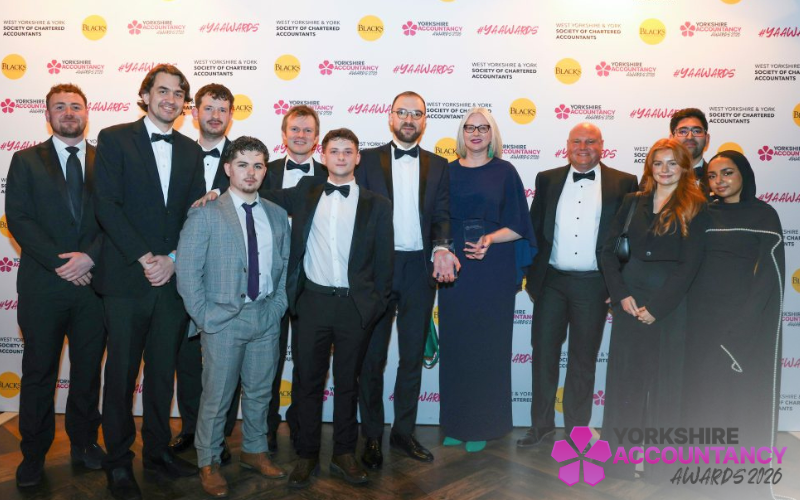 Parsons, Chartered Accountants Celebrates success at Yorkshire Accountancy Awards